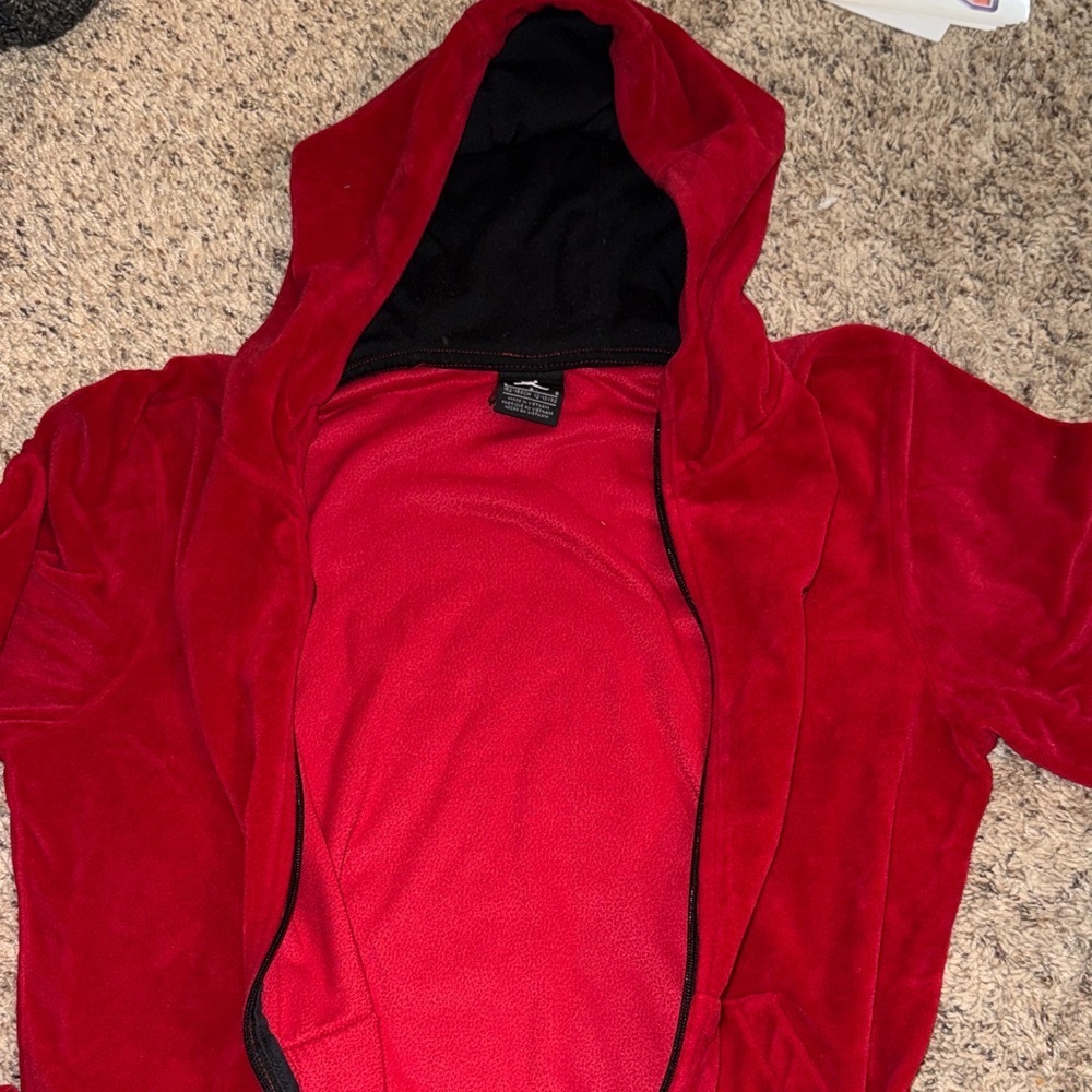 Jordan velvet Hoodie with Black Logo - Picture 5 of 5